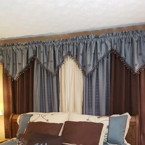 Light filtering, Panel curtains set of 10